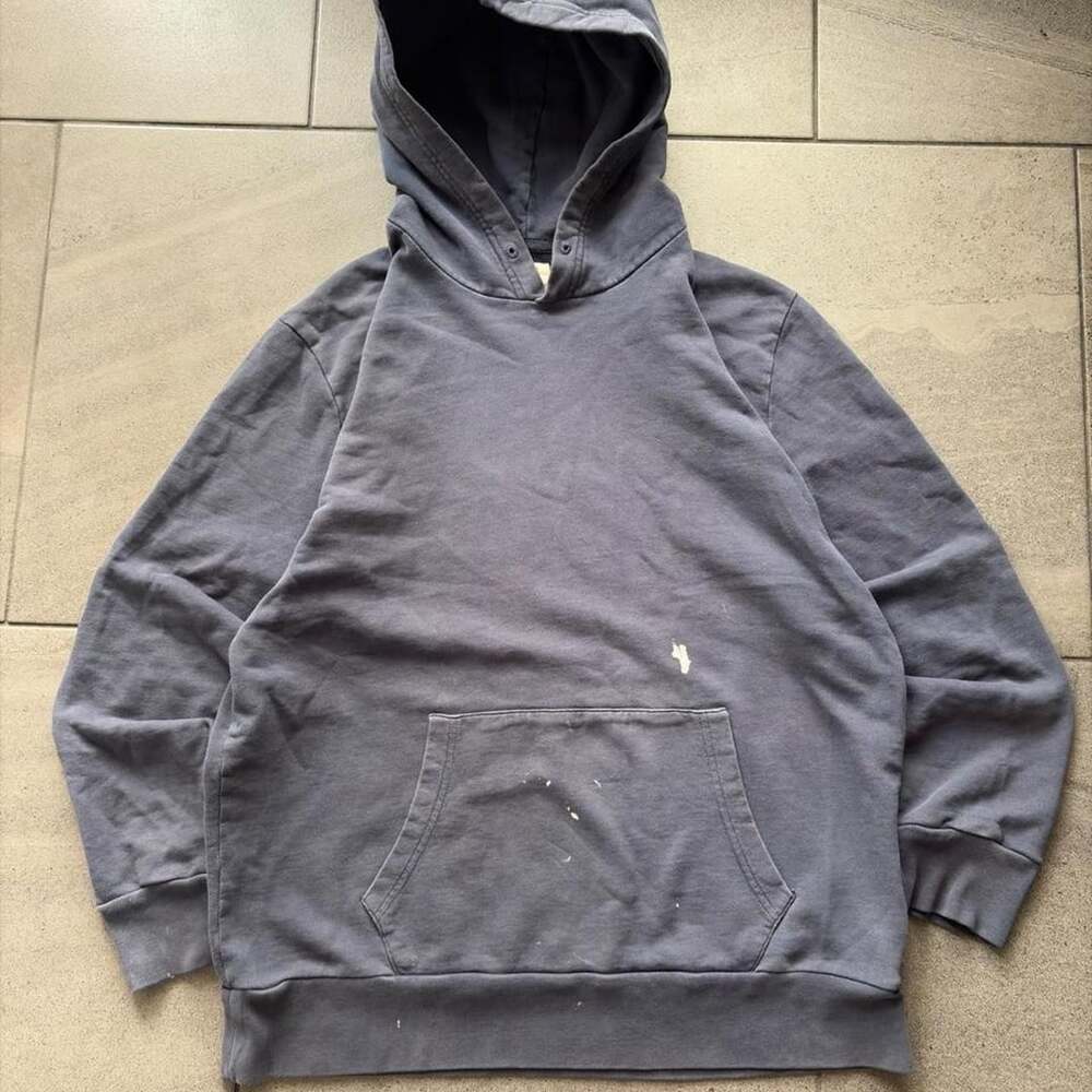 Levi's Distressed Paint-Splatter Hoodie Faded Navy